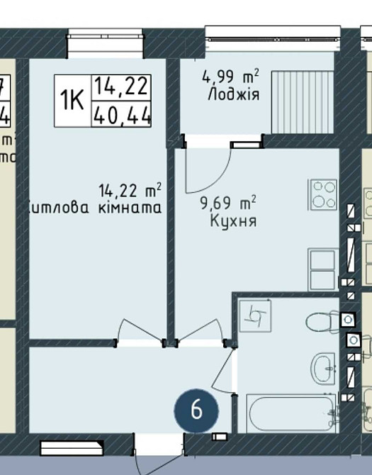 1 ком. в новом доме с  газом, отопление АГВ Возможно рассрочка. Одесса - изображение 2