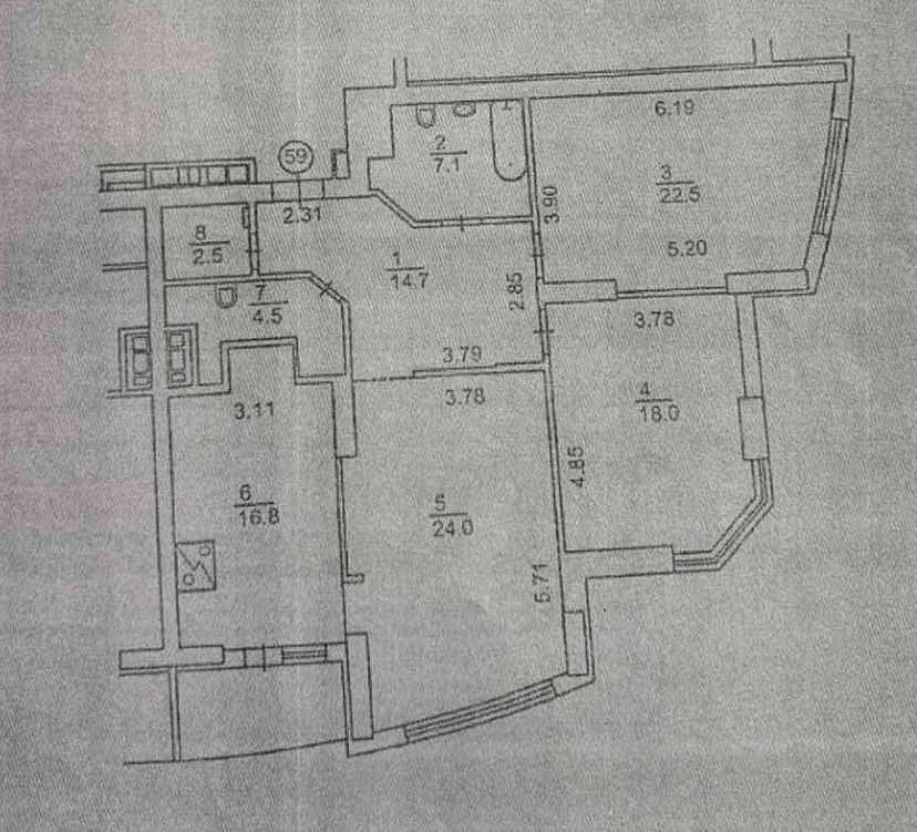 ЖК Адмірал, М. Ушакова 1В, 3к, 115кв.м, 7 хв метро, підз. Паркінг Киев - изображение 6