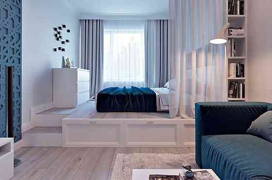 Продам квартиру Студію 38,5 м2 з прекрасним видом, ціна з оформленням Киев