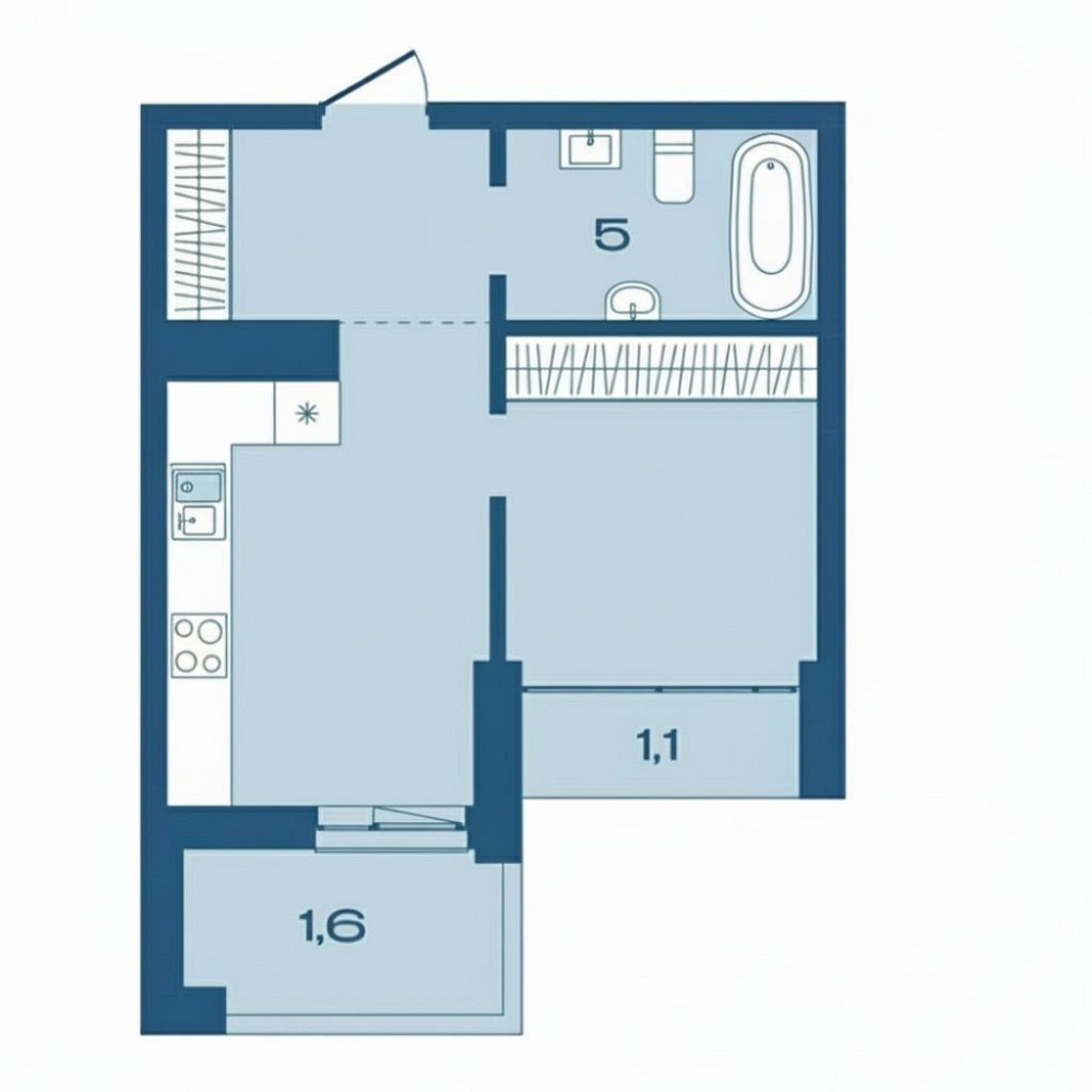 Видова 1-кім квартира поблизу Вочинецьких гір.РОЗТЕРМІНУВАННЯ до 36міс Ивано-Франковск - изображение 2