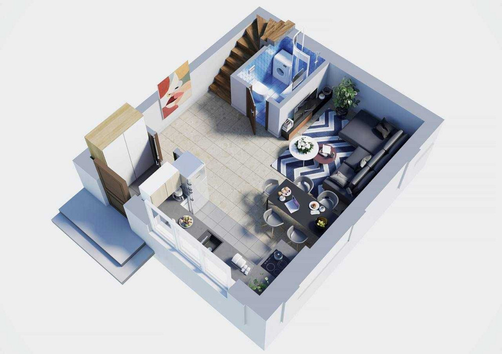 Дворівнева квартира-таунхаус 71м2 з власним паркомісцем. Гатное - изображение 8