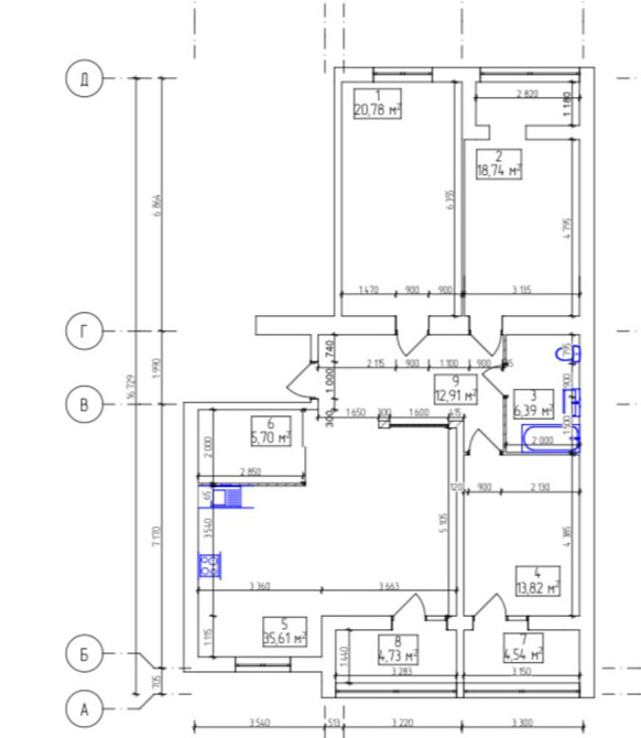3к кв + кухня-студія центр міста Хмельницький - зображення 8
