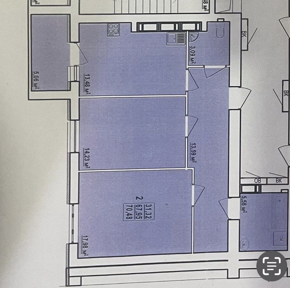 Продам  2х новострой 8/16 метро "Левада" (проспект Гагарина]  - зображення 1