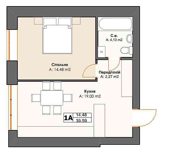 1 кімнатна квартира без ремонту, м.Ірпінь, БЕЗ КОМІСІЇ Ирпень