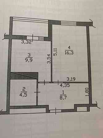 Продаж 1кімн квартири 44м ЖК Олімпійський Бровары