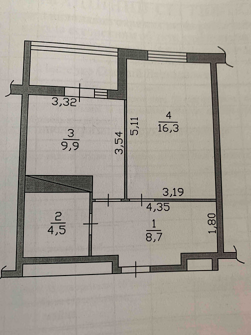 Продаж 1кімн квартири 44м ЖК Олімпійський Бровары - изображение 1
