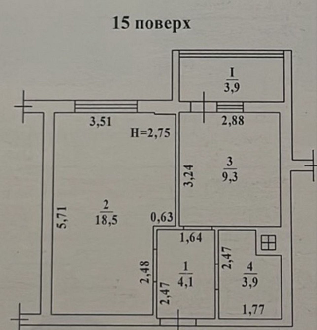 Новострой!Таирова!Госпрограмма!1 ком квартира!Торг!39м2Цена 37,500 Одесса - изображение 2