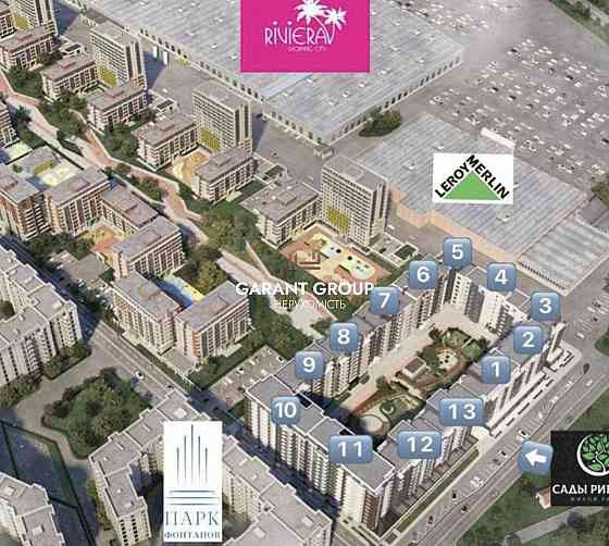 Продається двокімнатна квартира біля моря - Сади Рівʼєри Фонтанка