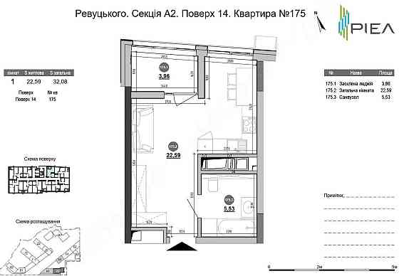 Продам 1к 32м ЖК Brother  Ревуцького 1 Sister, Грейт Причал Киев