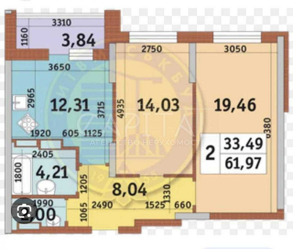 Продаж / Квартира / 62 м2 / ЖК "Медовий" / Солом'янський район Киев - изображение 3