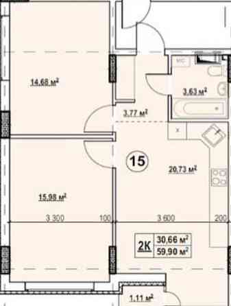 Без%Продаж,Двокімнатна квартира 60м2,до метро Бориспільська 5хв пішки Киев