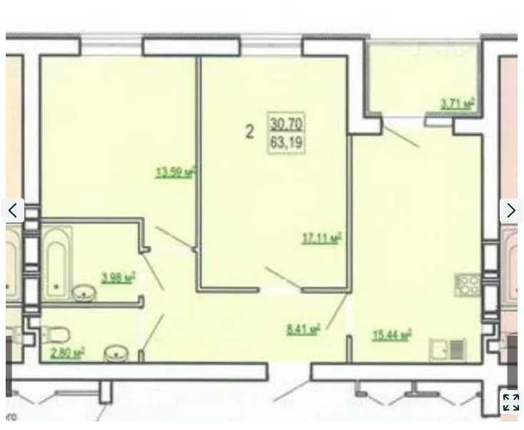 Продаю 2комн.квартиру жк Сказка,метро Холодная гора. Полтавский шлях Харьков - изображение 5