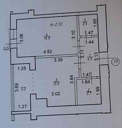 Продається здана 1 кім. по вул. Довженка. ЄОСЕЛЯ/ПОСТАНОВИ Ивано-Франковск