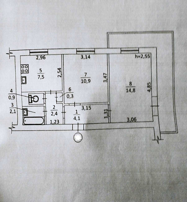 Оболонь 2-К Квартира Оболонський проспект 16Б Киев - изображение 7