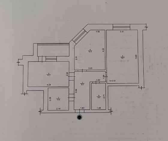 ‼️Поділ‼️  2 кімнатна квартира, 63 м², цегляна новобудова Полтава