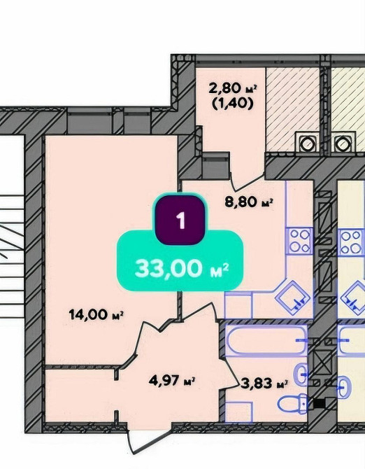 Продаж 1к Нижня берегова 32000$ Хмельницкий - изображение 2