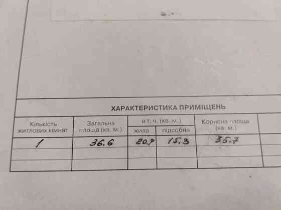 Однокімнатна квартира Тальное