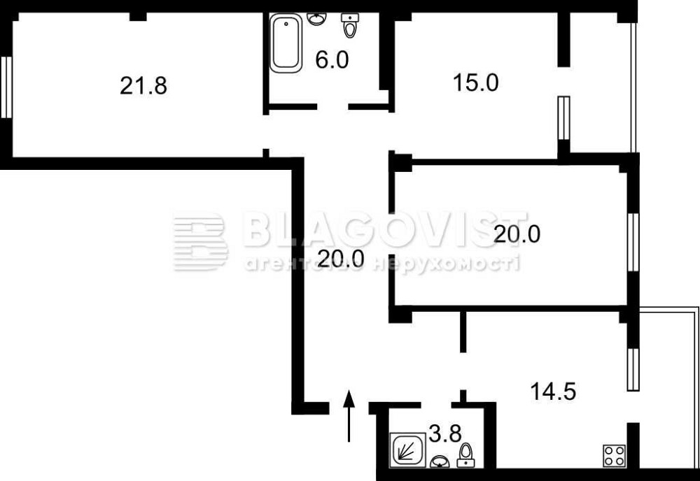 ТОП!Продаж 3х-тної квартири 103кВ.м.! Клубний Будинок! Краківська 4б Киев - изображение 8