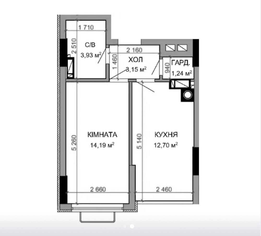 Видова однокімнатна квартира з гардеробом в центрі міста! Ірпінь - зображення 8