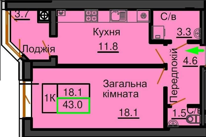 ‼️ Видова 1к квартира ‼️ ЖК Софія Резиденс є розстрочка Софіївська Борщагівка - зображення 2