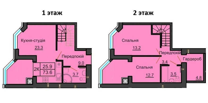 ‼️ Дешева дворівнева квартира ‼️ ЖК Софія Резиденс Софиевская Борщаговка - изображение 1