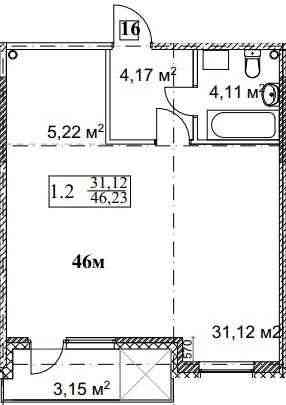 Продам 1к. квартиру ЖК Грюнвальд Киев