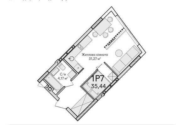 Студія в Синергія Сіті в розстрочку до 3 років Ірпінь