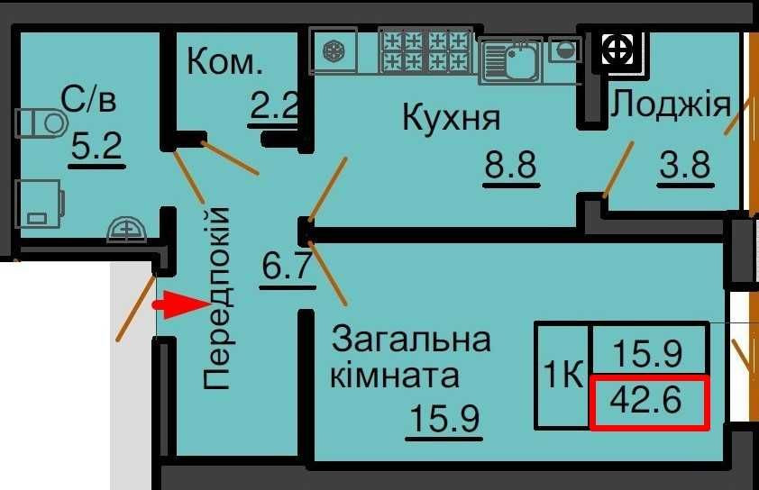‼️ Простора 1к квартира ‼️ ЖК Софія Резиденс є розстрочка Софіївська Борщагівка - зображення 2