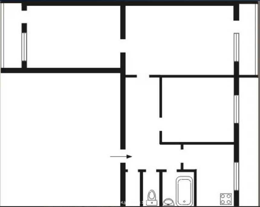 Оренда 3-к, Райдужний масив, довгостроково Київ - зображення 7