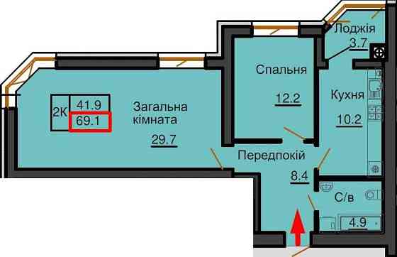 ‼️ Простора 2к квартира ‼️ ЖК Софія Резиденс є розстрочка Софіївська Борщагівка