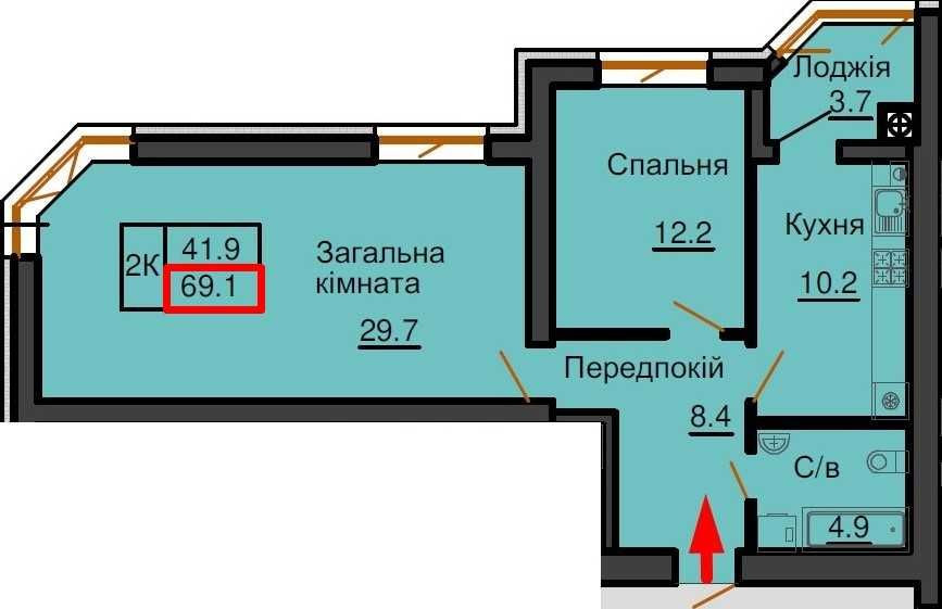 ‼️ Простора 2к квартира ‼️ ЖК Софія Резиденс є розстрочка Софіївська Борщагівка - зображення 2