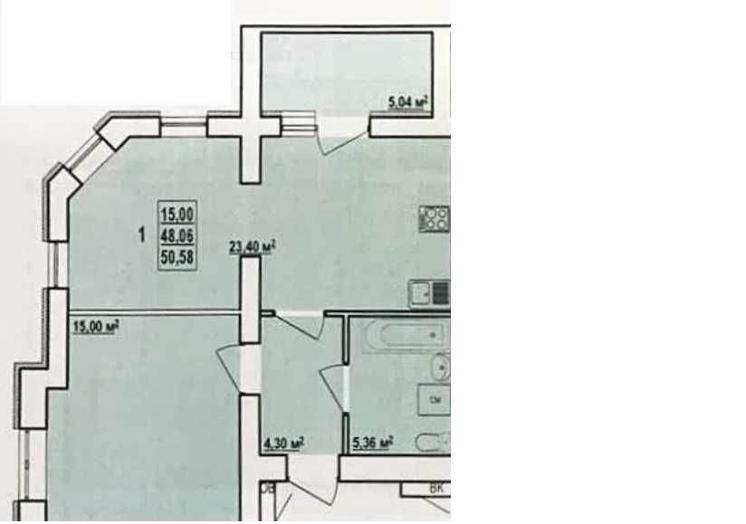 Реальная! ЖК Левада-2 Наилучшая цена! Продам 1(2)К квартиру GT Харків - зображення 1