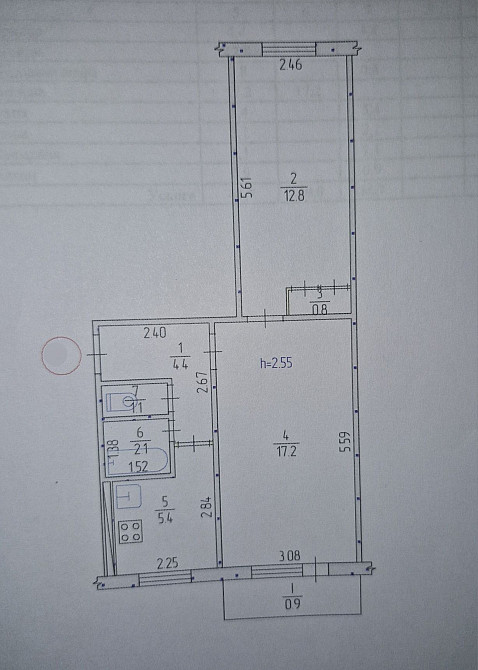 Продаж 2-х кімнатної квартири. 17 квартал. Вулиця  С. Колачевського. Кривой Рог - изображение 8