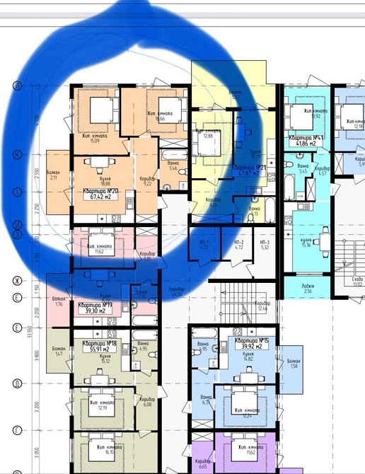 2-х кімн Квартира в новобудові Минай - зображення 8