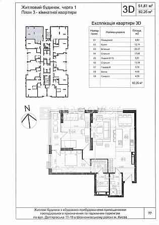 3к квартира без ремонту жк бізнес-класу "CreatorCity" Киев