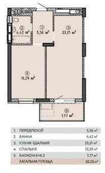 Продам 1 кім.квартиру ЖК Крона Парк 2 з видом на ліс м. Бровари TV Бровари