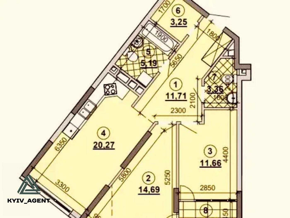 Є-оселя ТАК !!! Видова євро-двушка 76 м2 в  ЖК GREAT Грейт !!! Киев - изображение 6