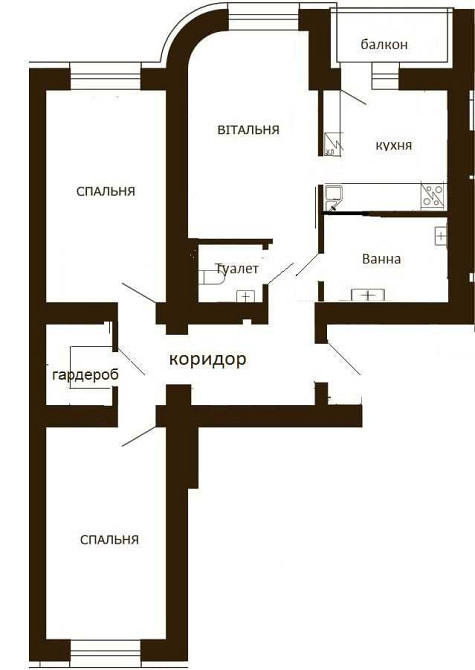 ЖК Чайки - Продаж 3к квартири 86 кв.м  - Без Комісії - Від Власника Чайки (Киевская обл.) - изображение 2