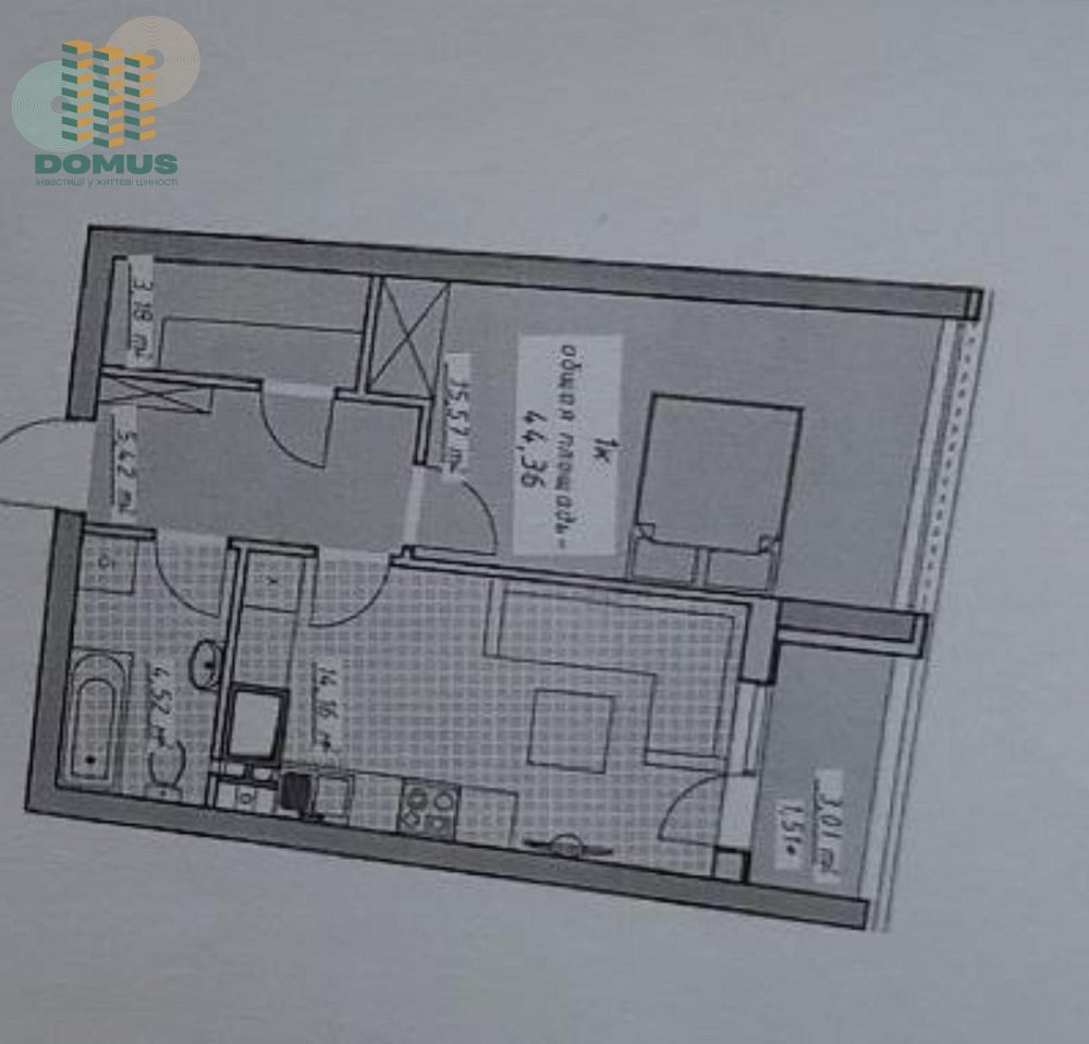 Аркадия! Продам 1 комн  45м2 в ЖК Атмосфера! Балкон! Одесса - изображение 5