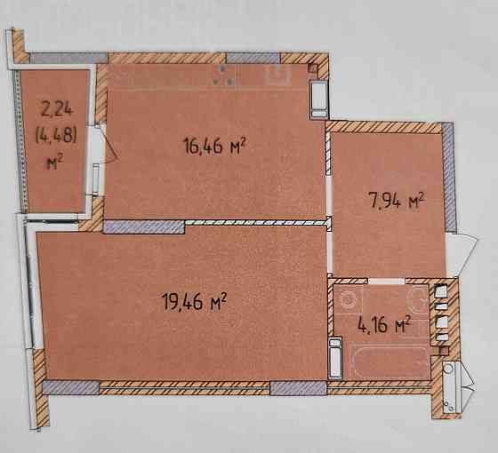 Продаж 1-к квартири в ЖК Крона Парк 2, Бровари, Є-оселя OT Бровари