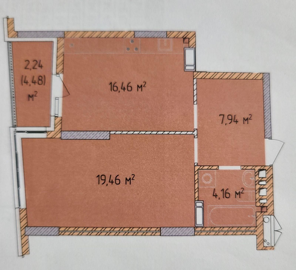 Продаж 1-к квартири в ЖК Крона Парк 2, Бровари, Є-оселя OT Бровари - зображення 4