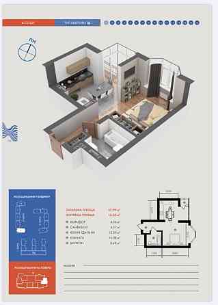 Квартира в ЖК “Гранд Бурже”, Буча Буча