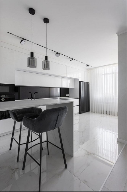 Елегантна 3-кімнатна квартира з дизайнерським євроремонтом Одесса - изображение 5