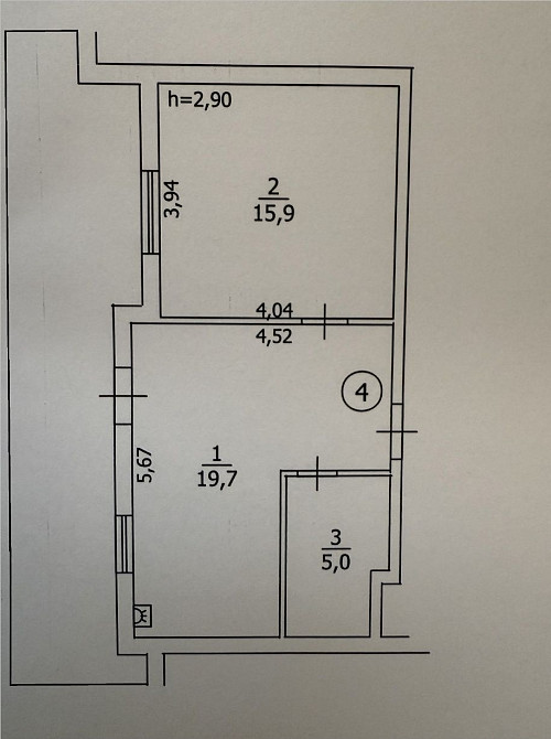 Продам 1 квартиру в центрі міста Бориспіль вул.Шевченка 23б-25в Бориспіль - зображення 2