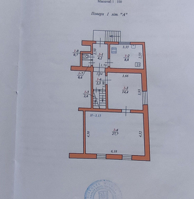 Продається 2 кім квартира в особняку по вул Сторожмнецькій ціна  57 00 Черновцы - изображение 7