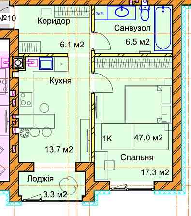 1 кімнатна квартира Рівне