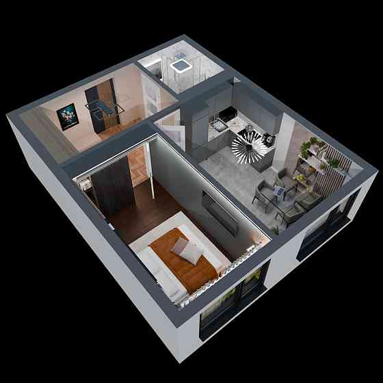 Євродвушка з укриттям 39м². Від надійного забудовника Киев