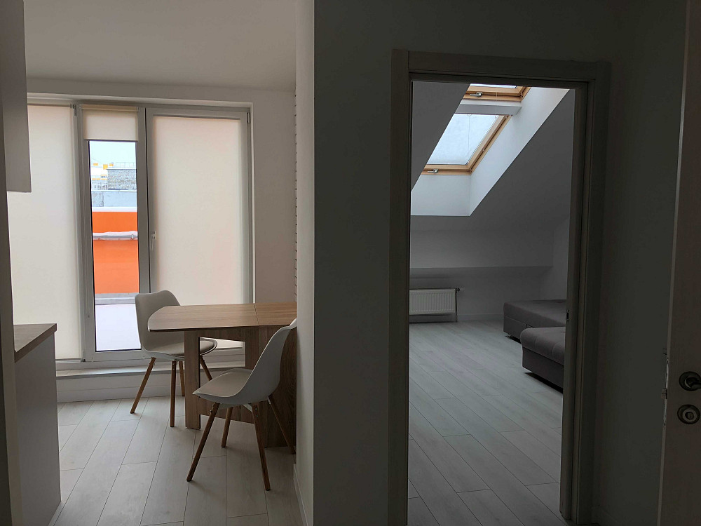 Оренда 1-кім мансардної квартири 36 м2 з терасою в ЖК "Комфорт Таун" Київ - зображення 7