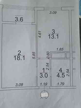Цена огонь+ Бонус! Просторная 1к в 47 Жемчужина. Крижанівка