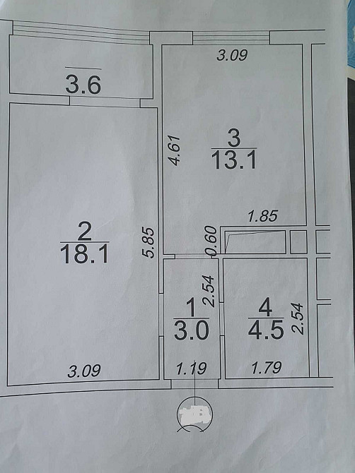 Цена огонь+ Бонус! Просторная 1к в 47 Жемчужина. Крижанівка - изображение 3